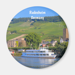 Imã Rudesheim, Alemanha, barco do cruzeiro