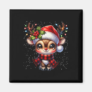 Imã Rudolph O Nariz Vermelho Rena Para Crianças E Nata