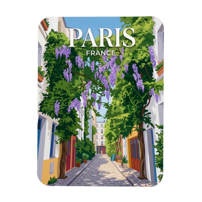 Ímã Rue des Thermopyles França (Vertical)