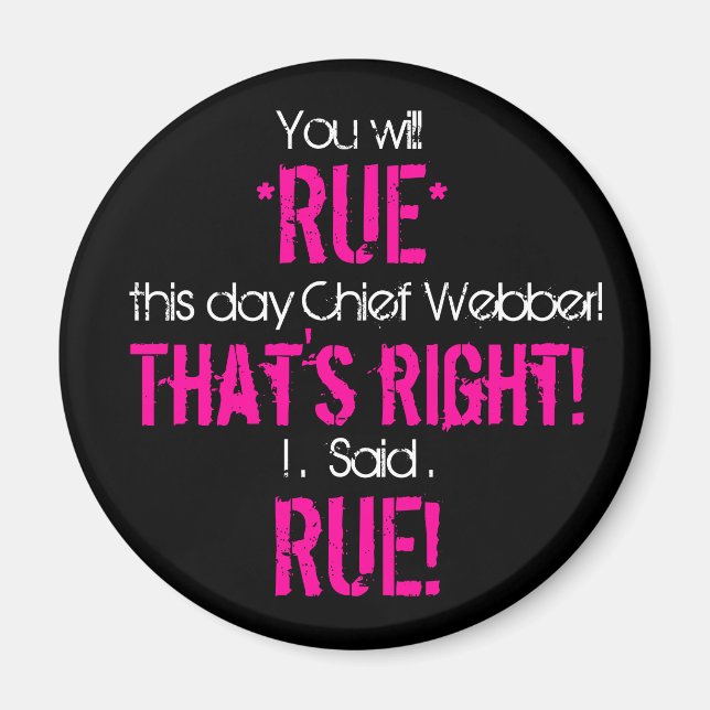 Imã Rue o dia, Chefe (Frente)