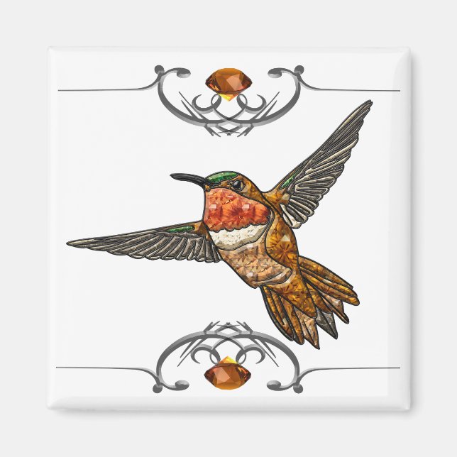 Imã Rufous Hummingbird (Frente)
