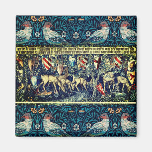 IMÃ RUG MEDIEVAL OU TAPESTRA PARA DÓLARES METÁLICOS 2