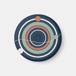 Imã Ruhige Kreisbahnen in Navy und Salbei