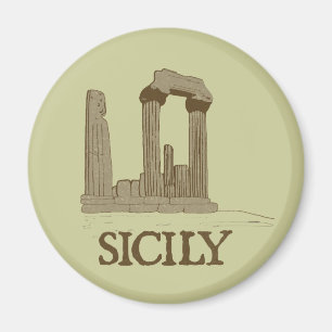 Imã Ruínas antigas de Sicília Agrigento