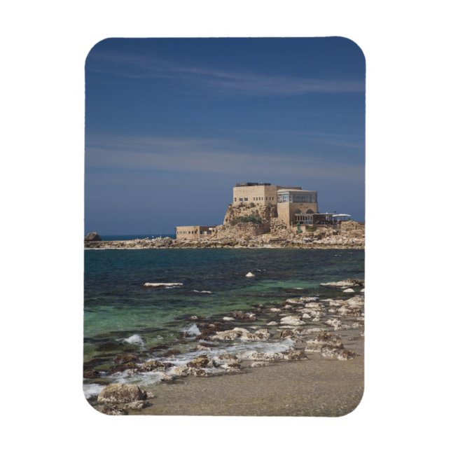 Ímã Ruínas de Cesarea do porto construído por Herodes, (Vertical)