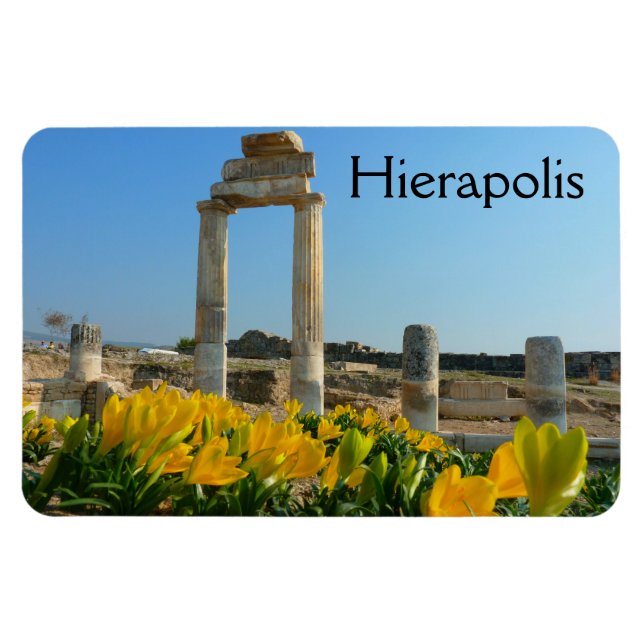 Ímã Ruínas de Hierapolis, Pamukkale, Turquia (Horizontal)