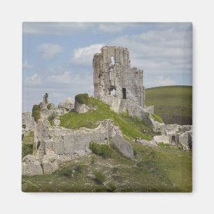 Imã Ruínas do Castelo Corfe, perto de Wareham, Dorset,
