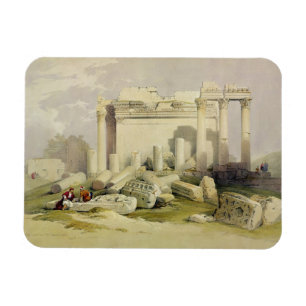 Ímã Ruínas do Portico oriental do templo do Baal