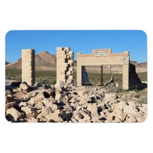 Ímã Ruínas em Rhyolite Ghost Town, Nevada