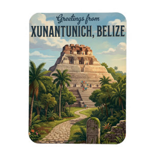 Ímã Ruínas Maias de Xunantunich Belize