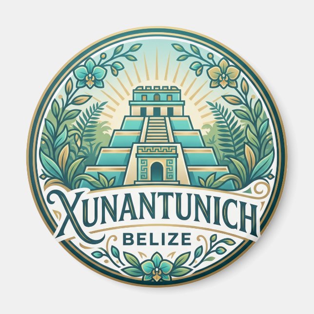 Imã Ruínas Maias de Xunantunich Belize (Frente)