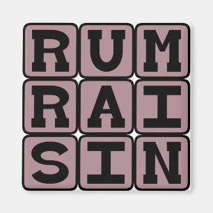 Imã Rum Raisin, Sorvete