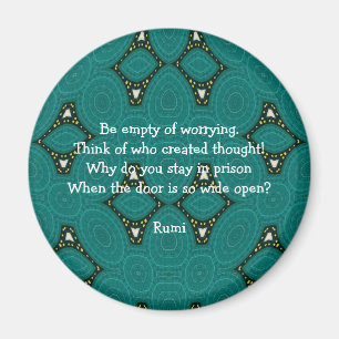 Imã Rumi citação inspiracional com Design Tribal