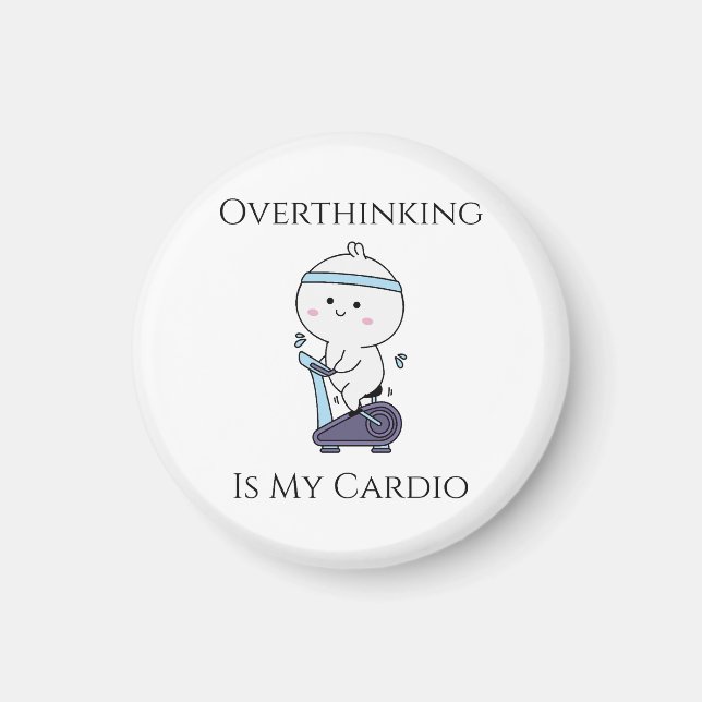 Imã Ruminar demais é meu ímã de cardio (Frente)