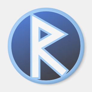 Imã Rune do passeio de Raido