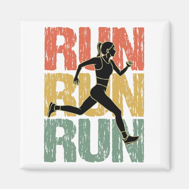 Imã Runner Girl (Frente)