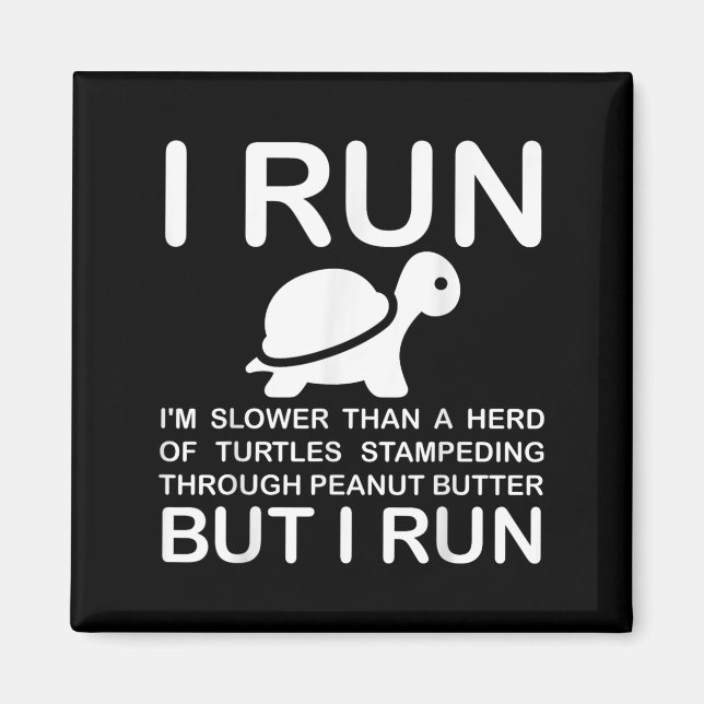 Imã Running Motivation Turtle  (Frente)