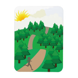 Ímã Running Outdoors