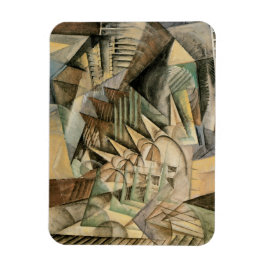 Ímã Rush Hour, Nova York por Max Weber, Cubismo Vintag