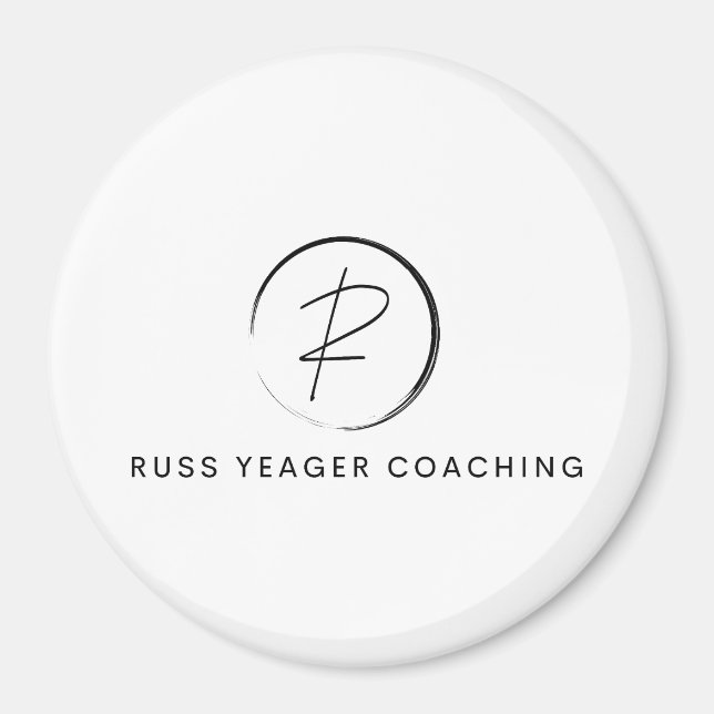 Imã Russ Yeager Coaching Signature Logo (Frente)
