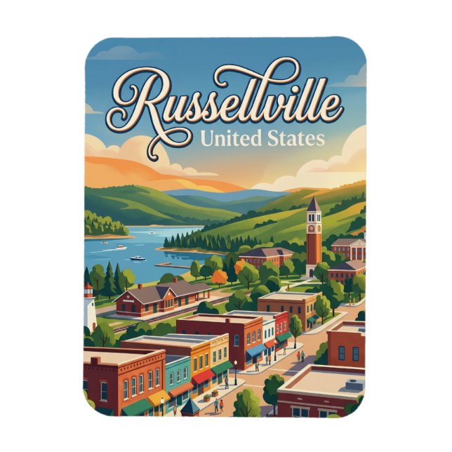 Ímã Russellville, Arkansas Arkansas (Vertical)