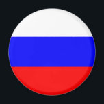 Imã Rússia Flag Magnet<br><div class="desc">Magnet com a bandeira da Rússia.</div>