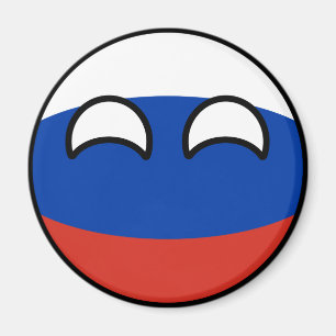 Imã Rússia Geeky de tensão engraçada Countryball
