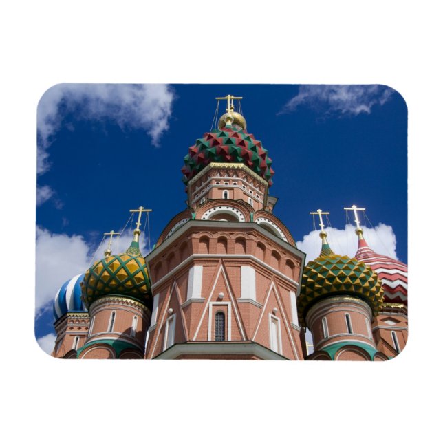 Ímã Rússia, Moscou, Praça Vermelha. Basílica de São Ba (Horizontal)