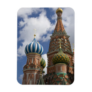 Ímã Rússia, Moscou, Praça Vermelha. Basílica de São Ba