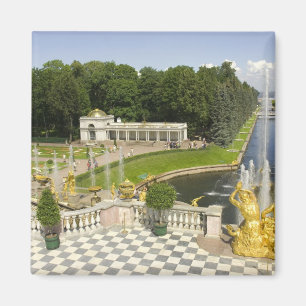Imã Rússia. Petrodvorets. Palácio Peterhof. Pedro, o