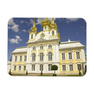 Ímã Rússia. Petrodvorets. Palácio Peterhof. Pedro, o 2