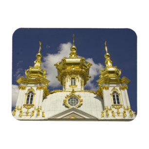 Ímã Rússia. Petrodvorets. Palácio Peterhof. Pedro, o 4
