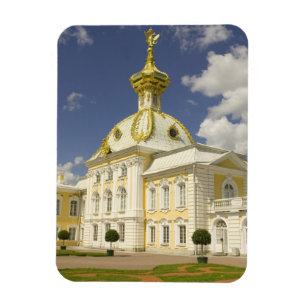 Ímã Rússia. Petrodvorets. Palácio Peterhof. Pedro, o 5