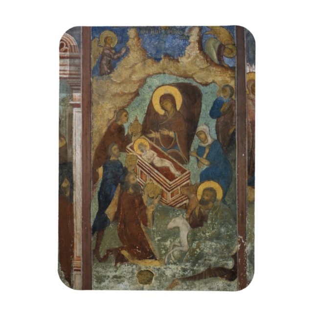 Ímã Rússia, Yaroslavl, afresco na Catedral de St. 2 (Vertical)