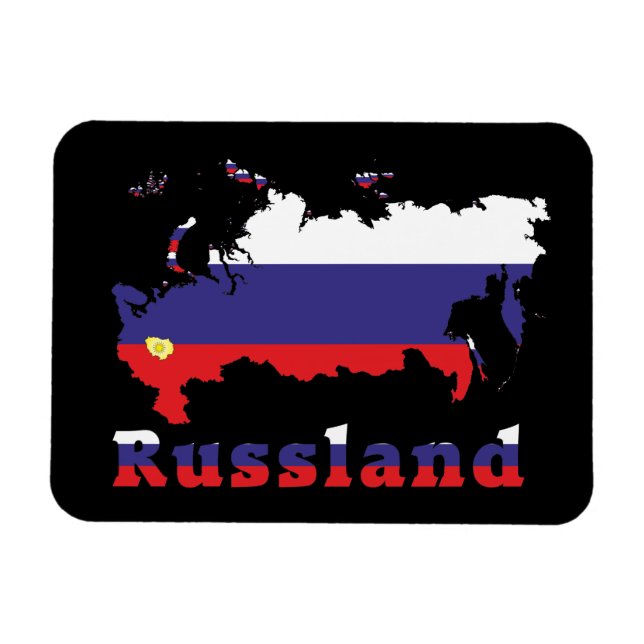 Ímã Russland - Rússia Magnet (Horizontal)