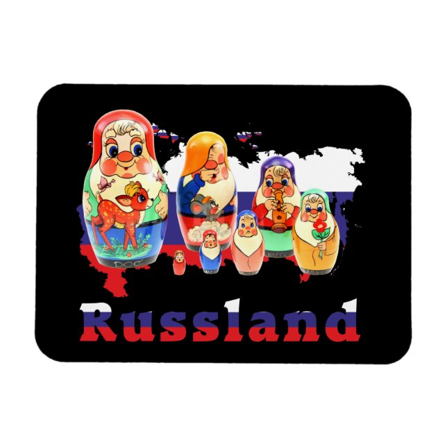 Ímã Russland - Rússia Magnet (Horizontal)
