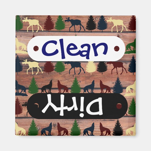 Imã Russo de Cabina de Montanha do Lobo-Moso Floresta (Frente)