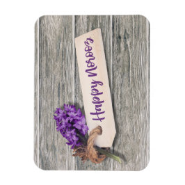 Ímã Rustic Happy Noroz Hyacinth - Magnet flexível