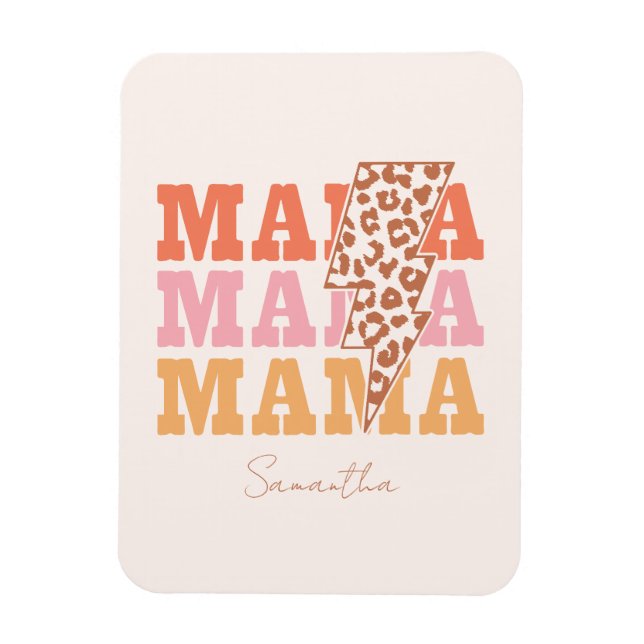 Ímã Rustic "Mama" Repete (Vertical)