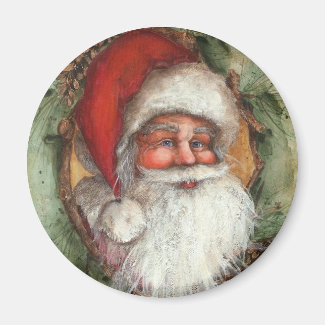 IMÃ RUSTIC SANTA CLAUS (Frente)