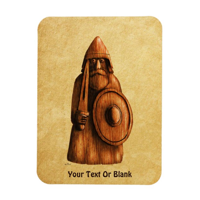 Ímã Rustic Viking (Vertical)