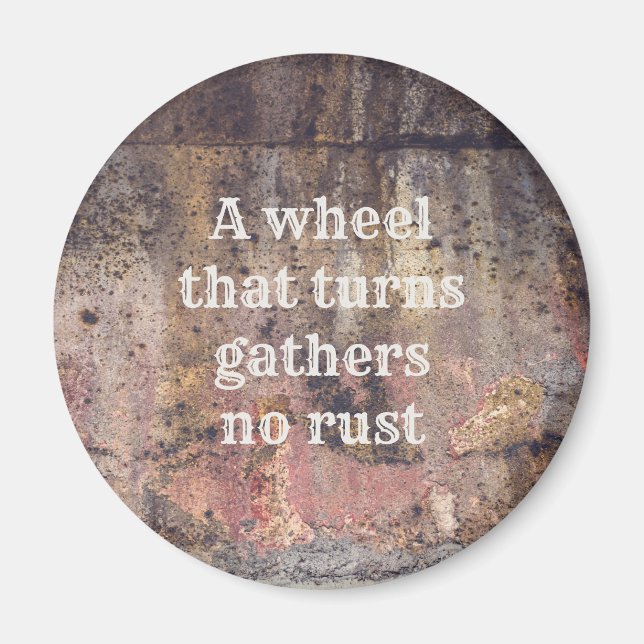 Imã Rusty metal (Frente)