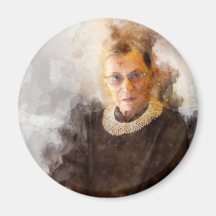 Imã Ruth Bader Ginsburg com o Juiz Robe Portrait