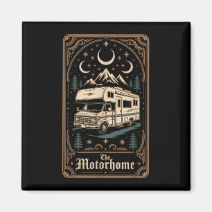 Imã Rv camping trailer a casa móvel lua montanha