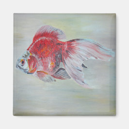Imã Ryukin Goldfish — Pintura em acrílico