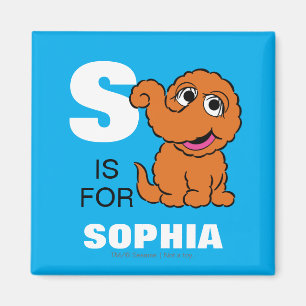 Imã S é de Snuffleupagus   Adicione Seu Nome