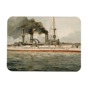 Ímã S.M. Kreuzer "Furst Bismarck" de Grosse (H.M.