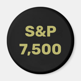 Imã S&P 7,500 Level Stock Market Index Celebration