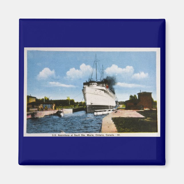Imã S.S. Assiniboia em Sault Ste. Marie, Ontário, CA (Frente)