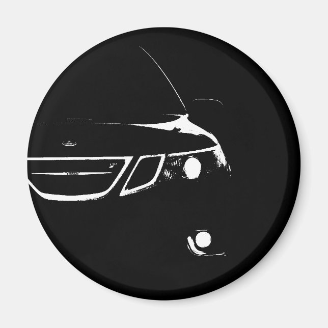 Imã Saab 9-3 Aero Magnet (Frente)